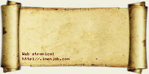 Jovana Rađenović vizit kartica